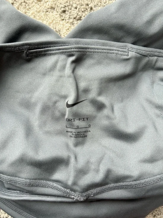 Nike Charcoal Seam-Detail High-Rise Leggings - Picture 7 of 7